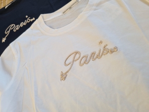 Тениска Paris - черно