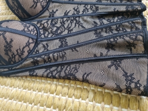 Черен дантелен корсет-  Elegance lace 